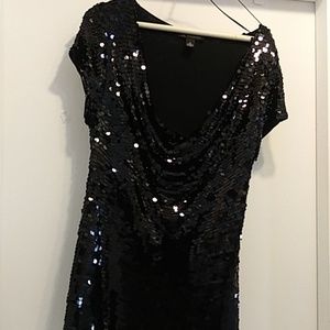 Sequance black blouse